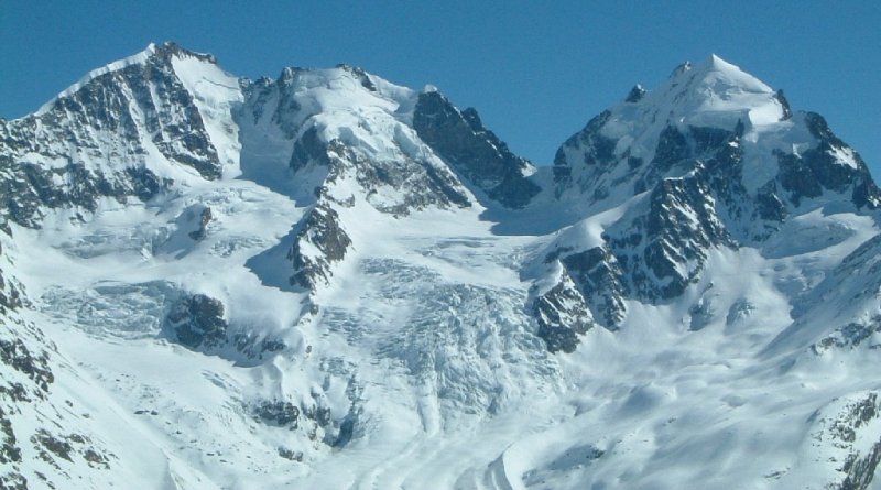 Piz Bernina ( 4049 metres ) in the Italian Alps