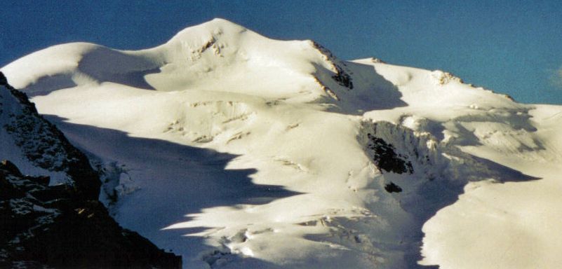 Wildspitze in the Otztal Alps of Austria