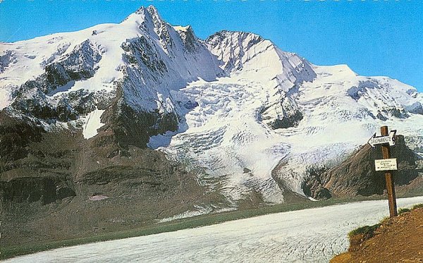 Gross Glockner from Pasterzen Glacier