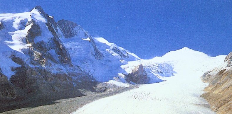 Gross Glockner and Pasterzen Glacier