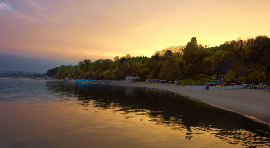 Sunset on the Black Sea Coast of Bulgaria