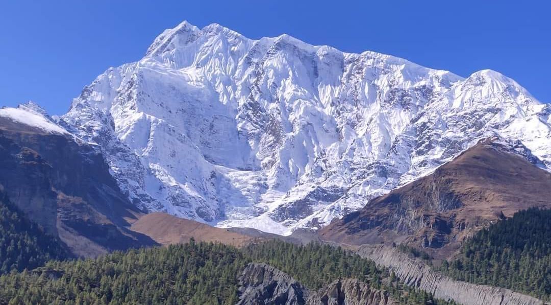 Annapurna III above Manang Valley