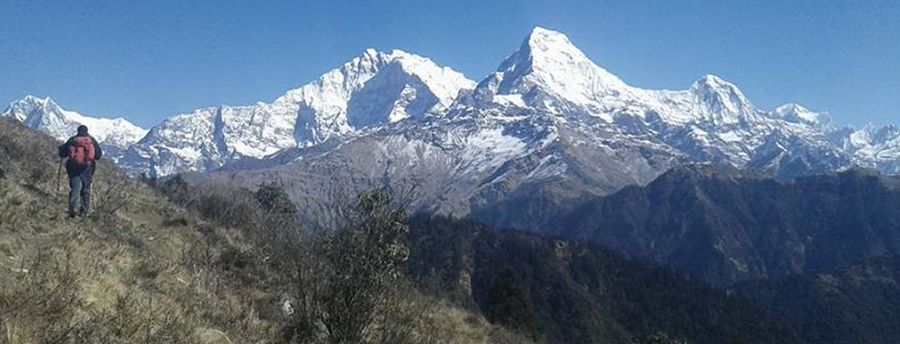 Annapurna South Peak and Hiunchuli