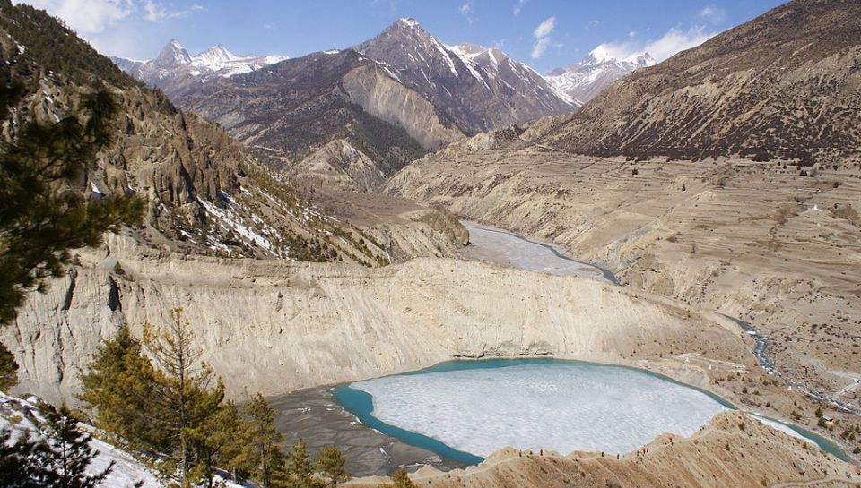 Gangapurna Lake at Manang Village