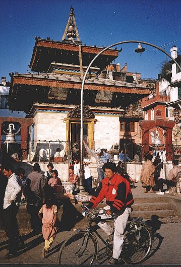 Temple at Hanuman Dhoka in Kathmandu