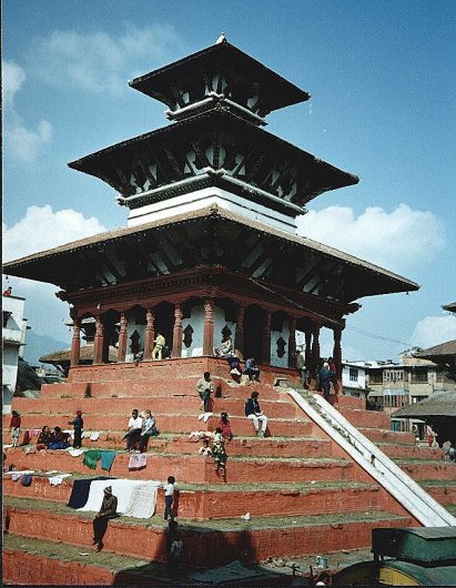 Maju Deval Temple in Durbar Square in Kathmandu