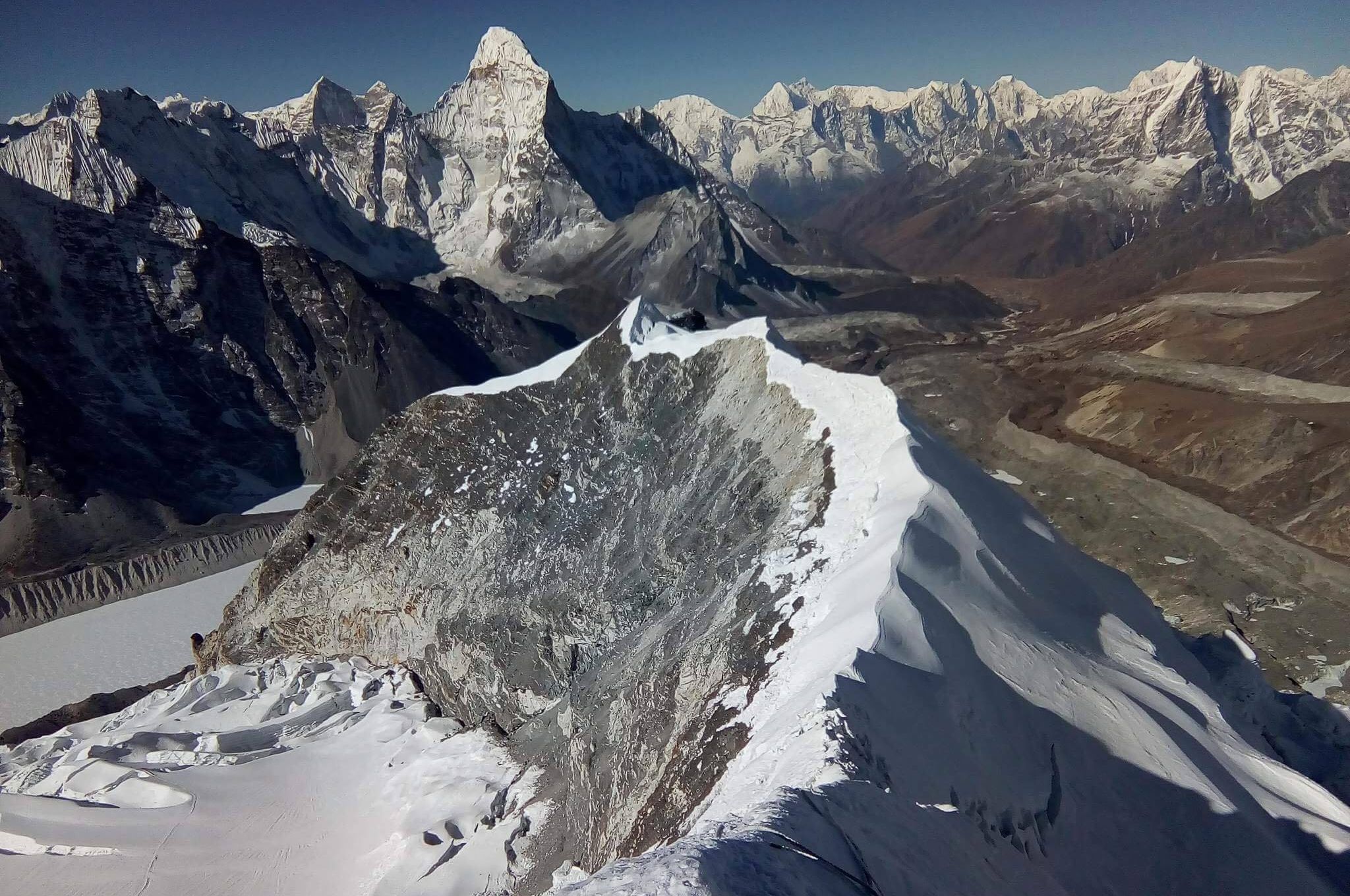 Ama Dablam from Island Peak ( Imja Tse )