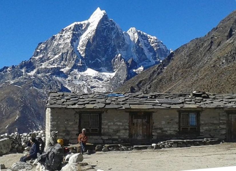 Mount Taboche from Chukhung in the Imja Khola Valley