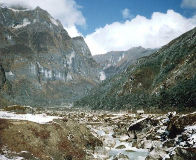 Barun Khola on return down the Barun Valley