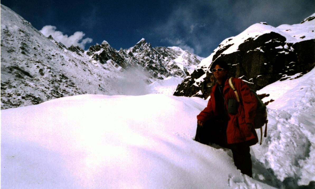 Ramdung and Nima Sherpa from above Thare Teng