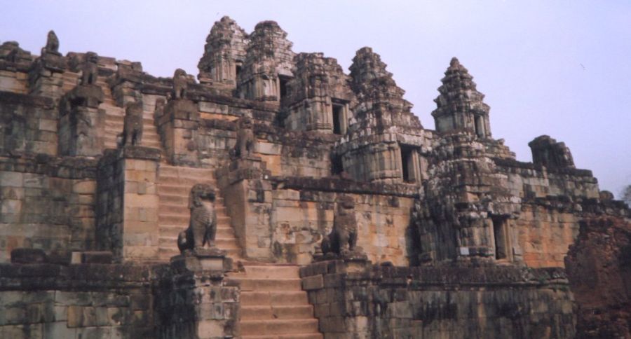 Phnom Bakheng Temple at Siem Reap in northern Cambodia