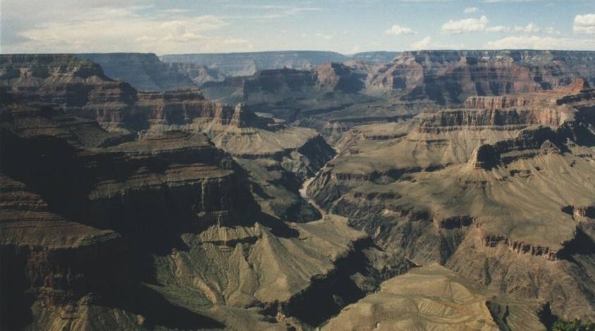 Colorado River in the Grand Canyon from the South Rim