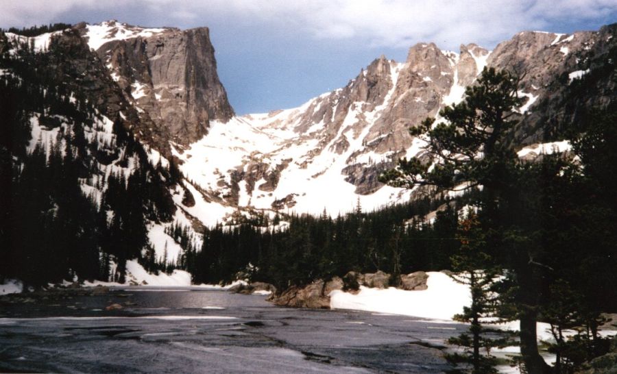 Hallet Peak above Bear Lake