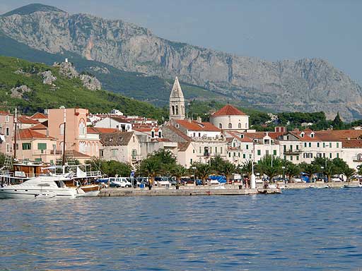 Makarska on the Adriatic Coast of Croatia