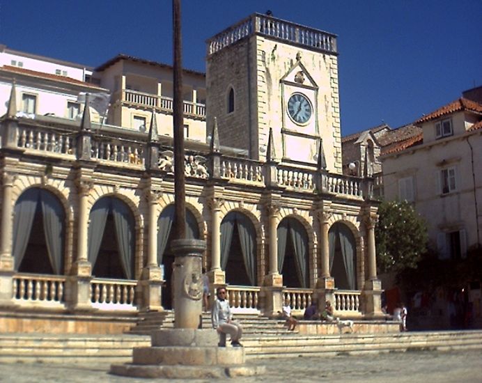 Hvar Island on Dalmatian Coast of Croatia