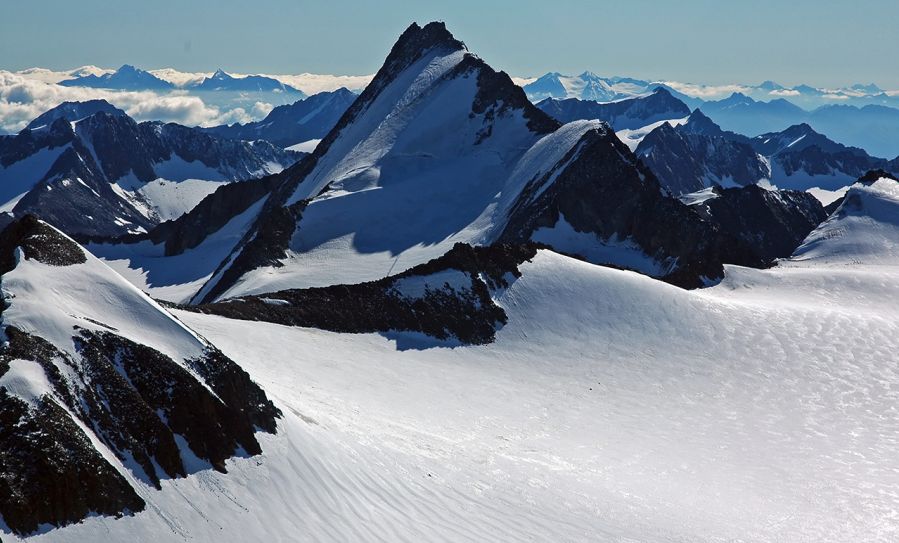 Hintere Schwaerze in the Otztal Alps of the Austrian Tyrol