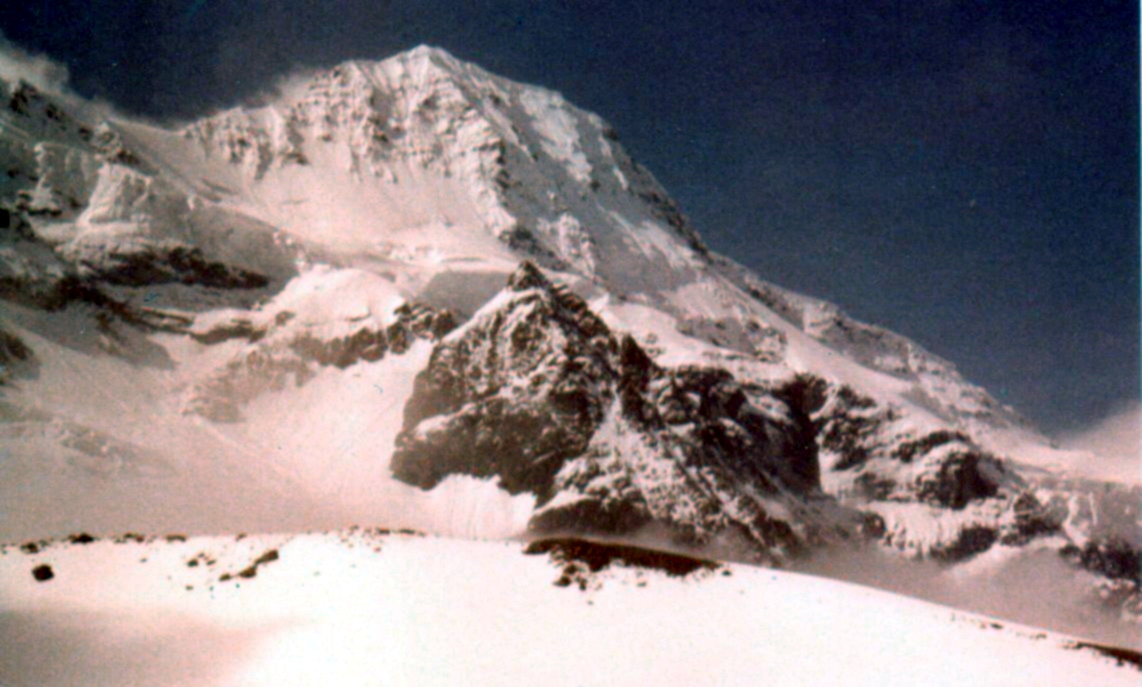 Breithorn in the Lauterbrunnen Wall in the Bernese Oberlands Region of the Swiss Alps