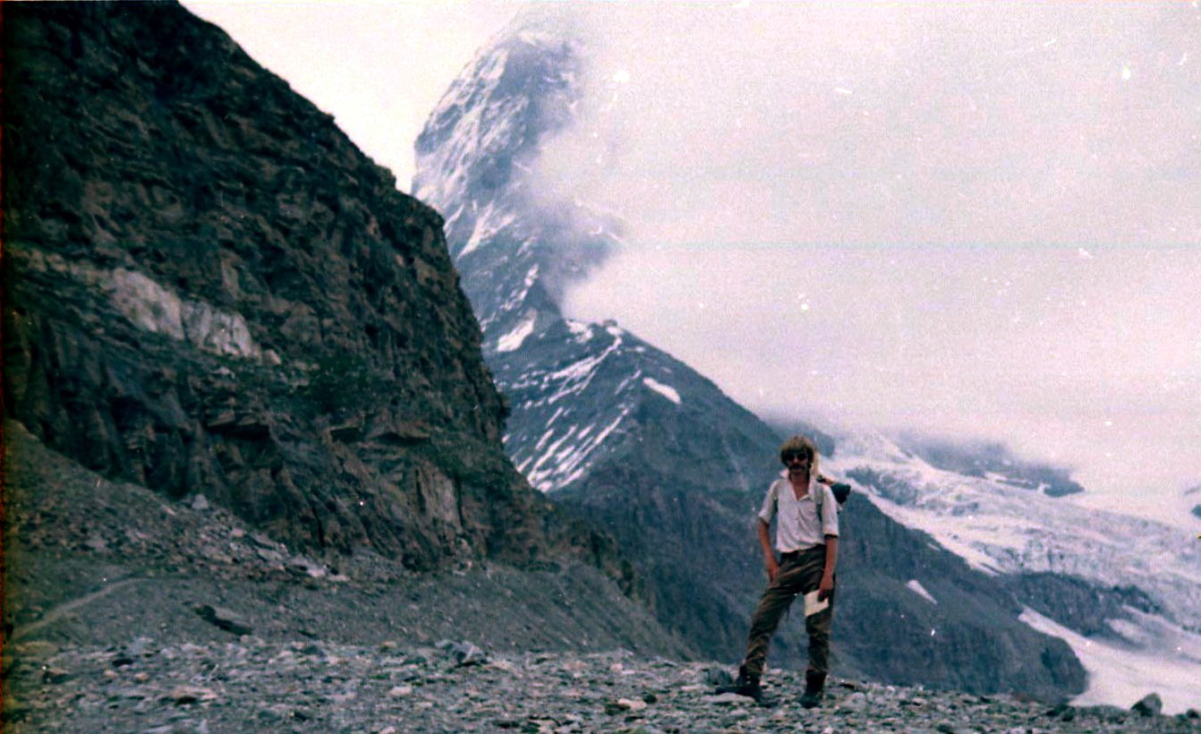 Beneath the Hornli Ridge of the Matterhorn