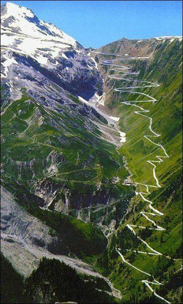 Ortler ( Cima Ortles ) above Stelvio Pass