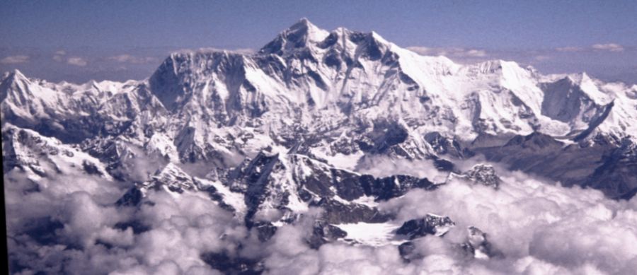 Aerial View of Nuptse, Everest and Lhotse