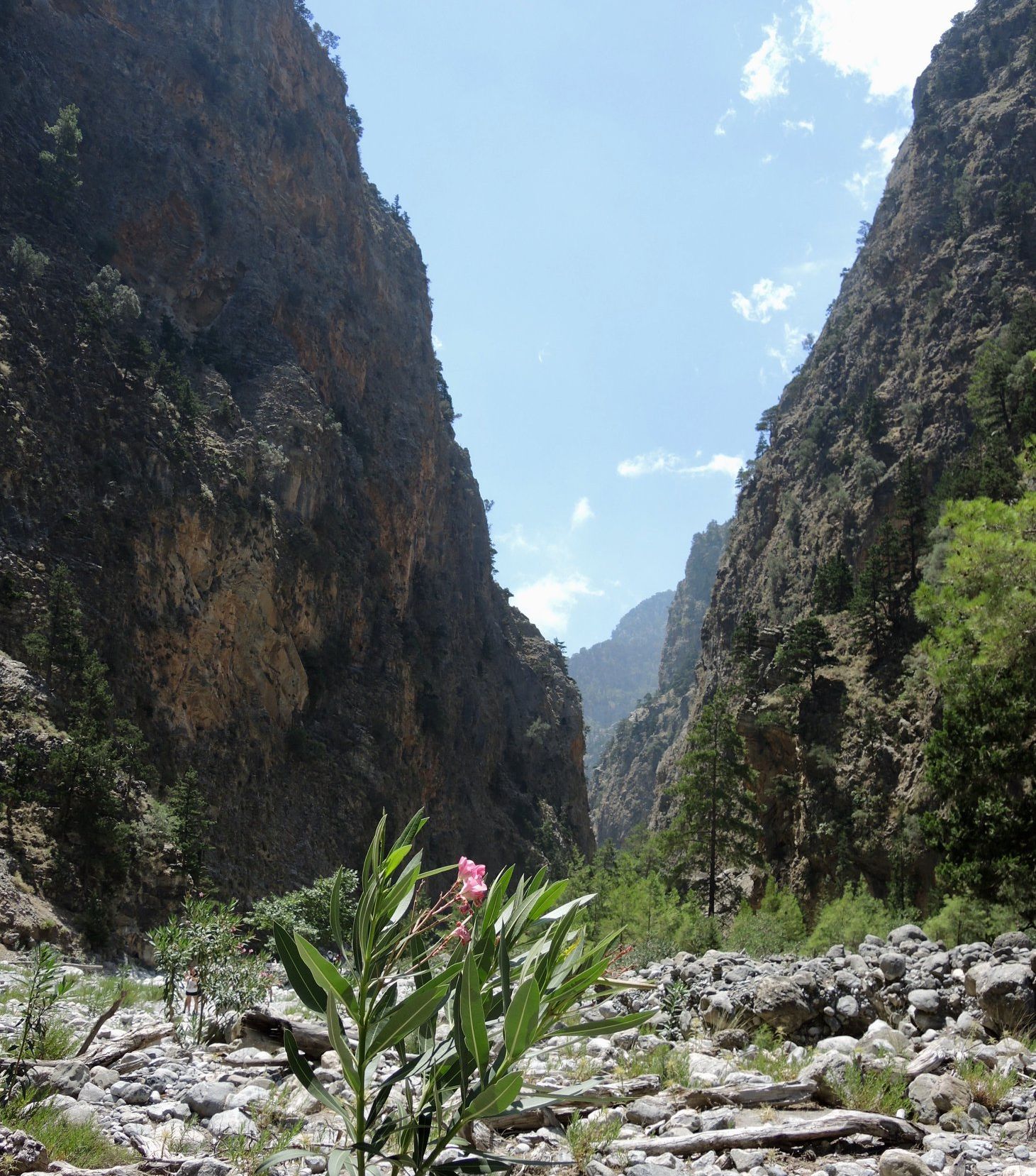 Samaria Gorge on Greek Island of Crete