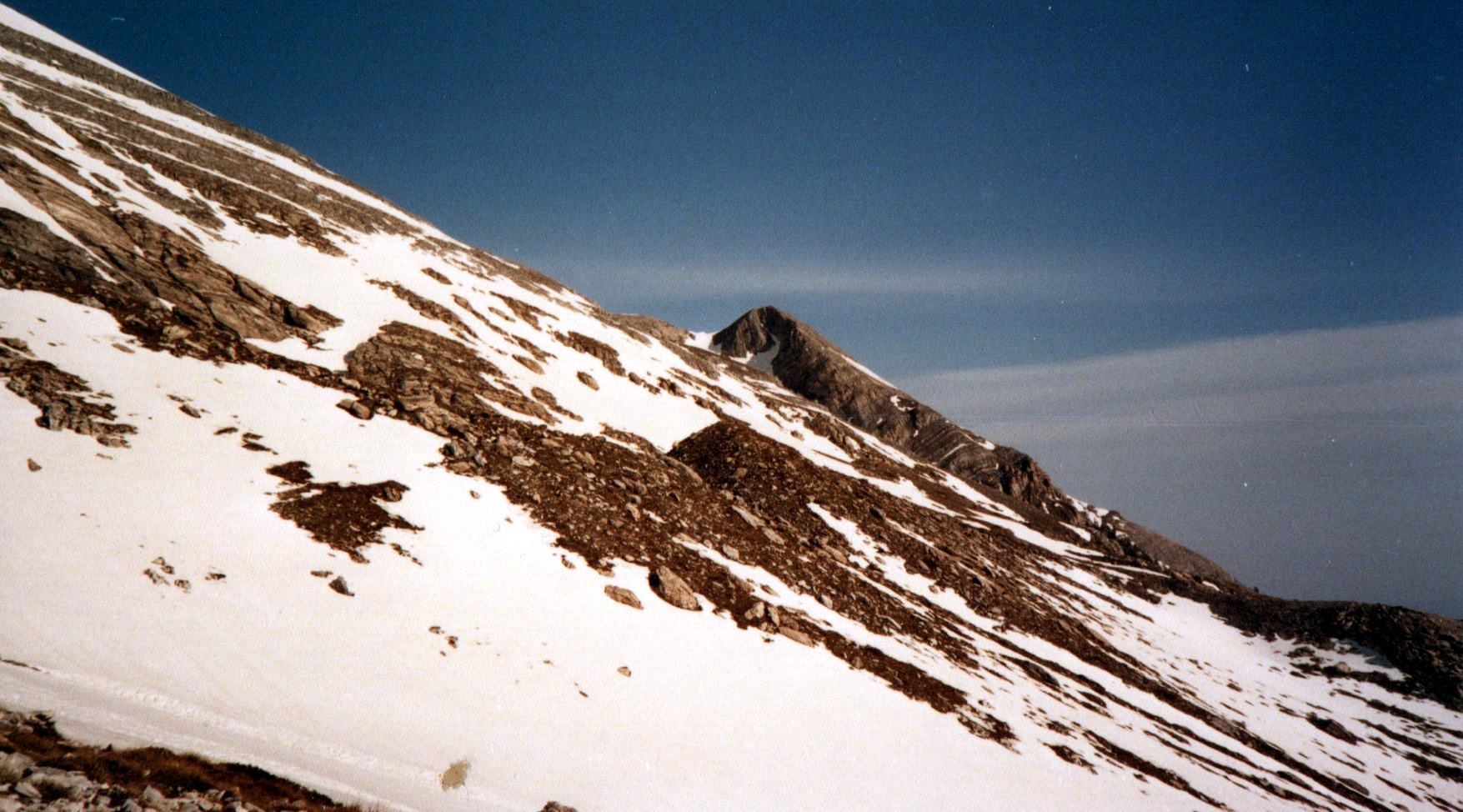 On ascent of Profitis Illias in the Taygettos Mountains in the Peloponnese