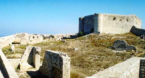 Chlemoutsi Castle on the Peloponnese