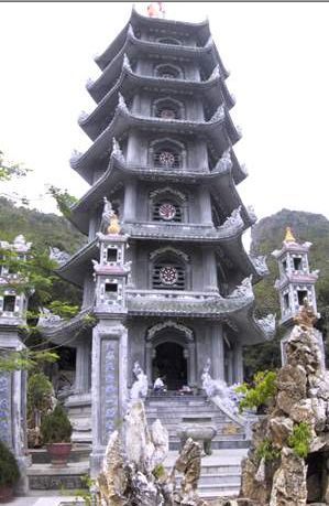 Tam Thai Pagoda on the Marble Mountains near Danang