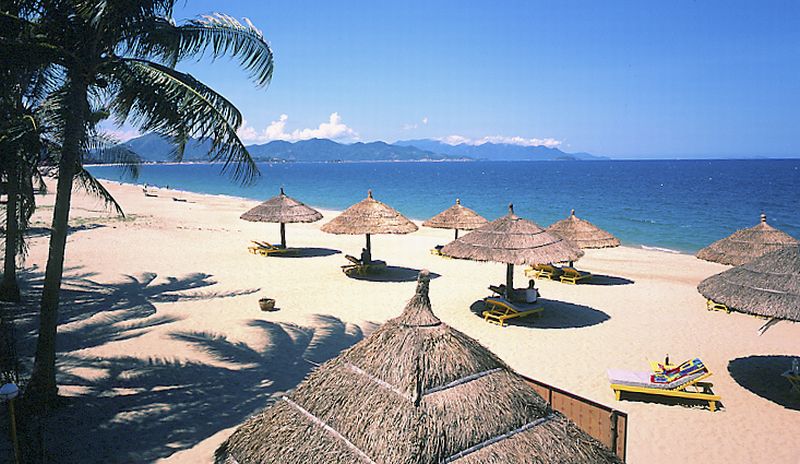 Beach at Nha Trang on the Vietnam Riviera