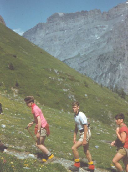 Ascent to the Lotschen Pass