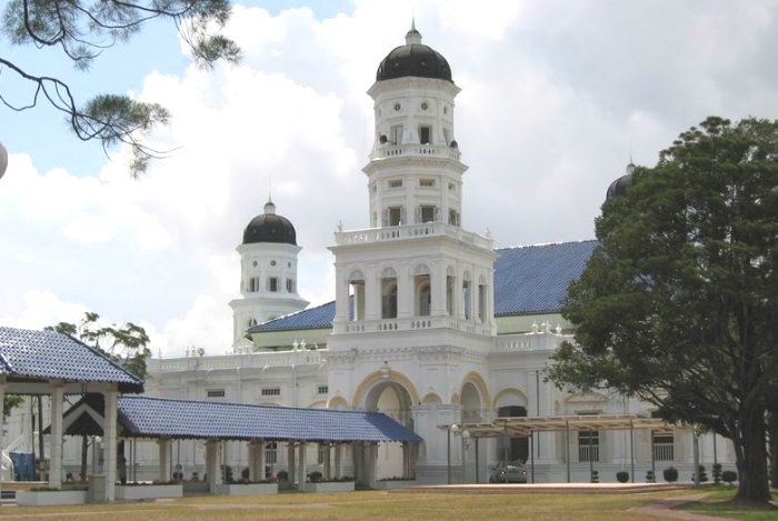 Abu Bakar Mosque in Johore Bahru in Peninsular Malaysia