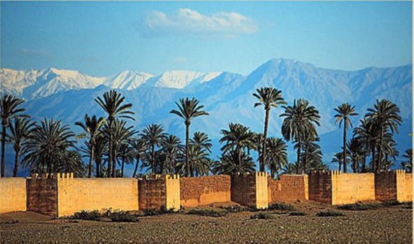 High Atlas from Marrakesh