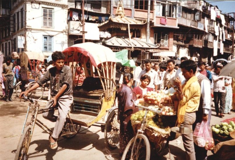 Street Market at Asan Toll in Kathmandu