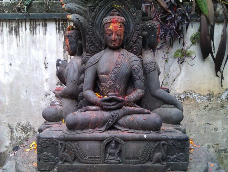 Chaitya in Durbar Square in Kathmandu