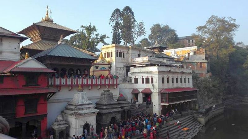 Hindu Temple at Pashupatinath in Kathmandu