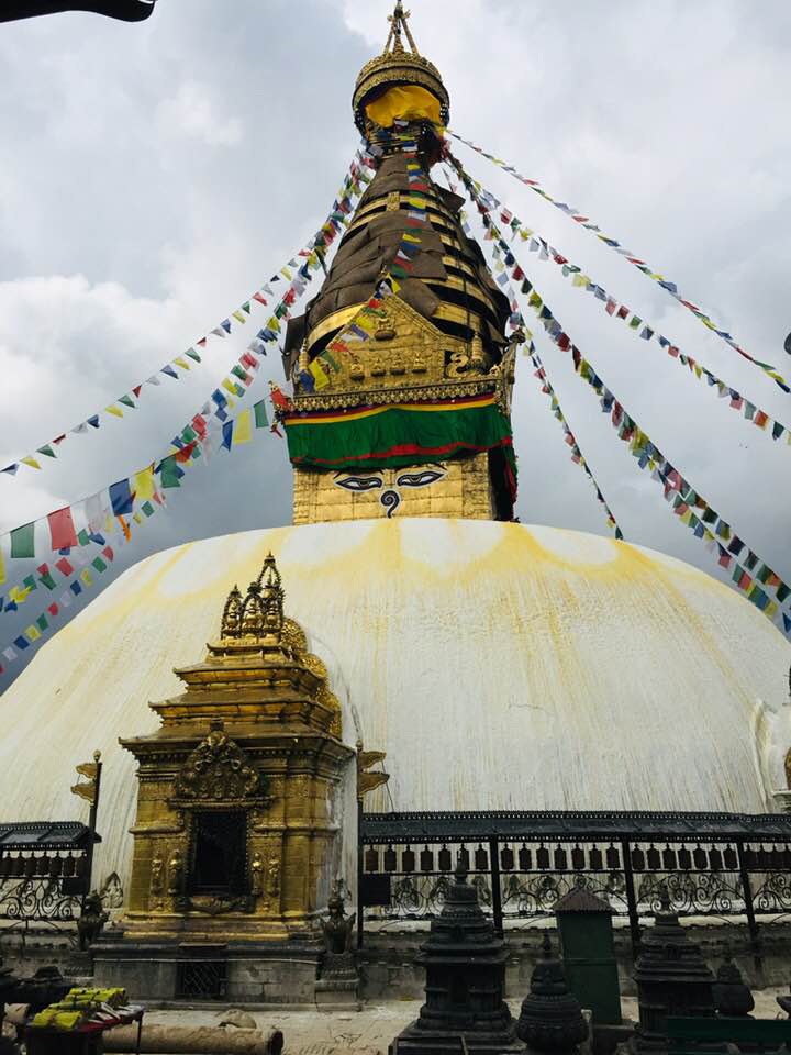 Swayambunath ( the "Monkey Temple " ) in Kathmandu