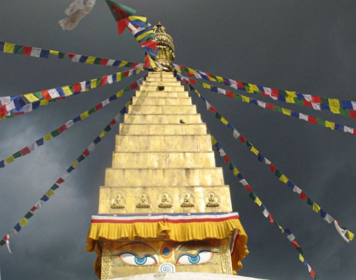 Stupa at Chabhil ( Chabahil ) in Kathmandu