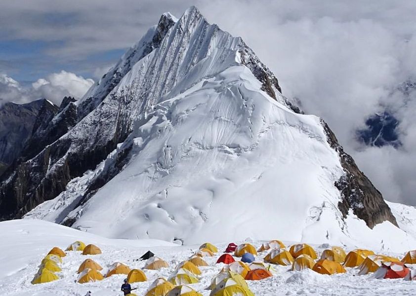 Camp I on Mount Manaslu