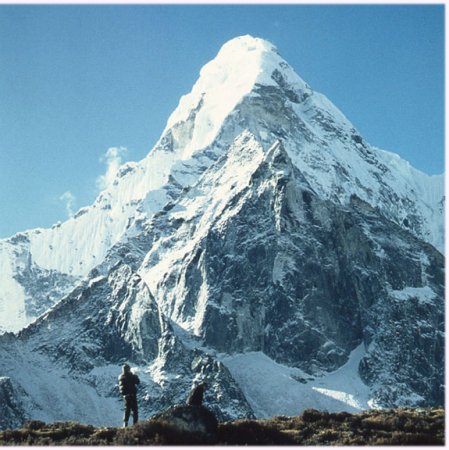 Ama Dablam from above Chhukhung in the Imja Khosi Valley