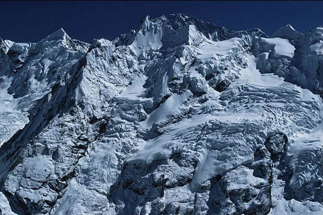 Gosainthan ( Shishapangma ) from Yala Peak in Langtang Valley