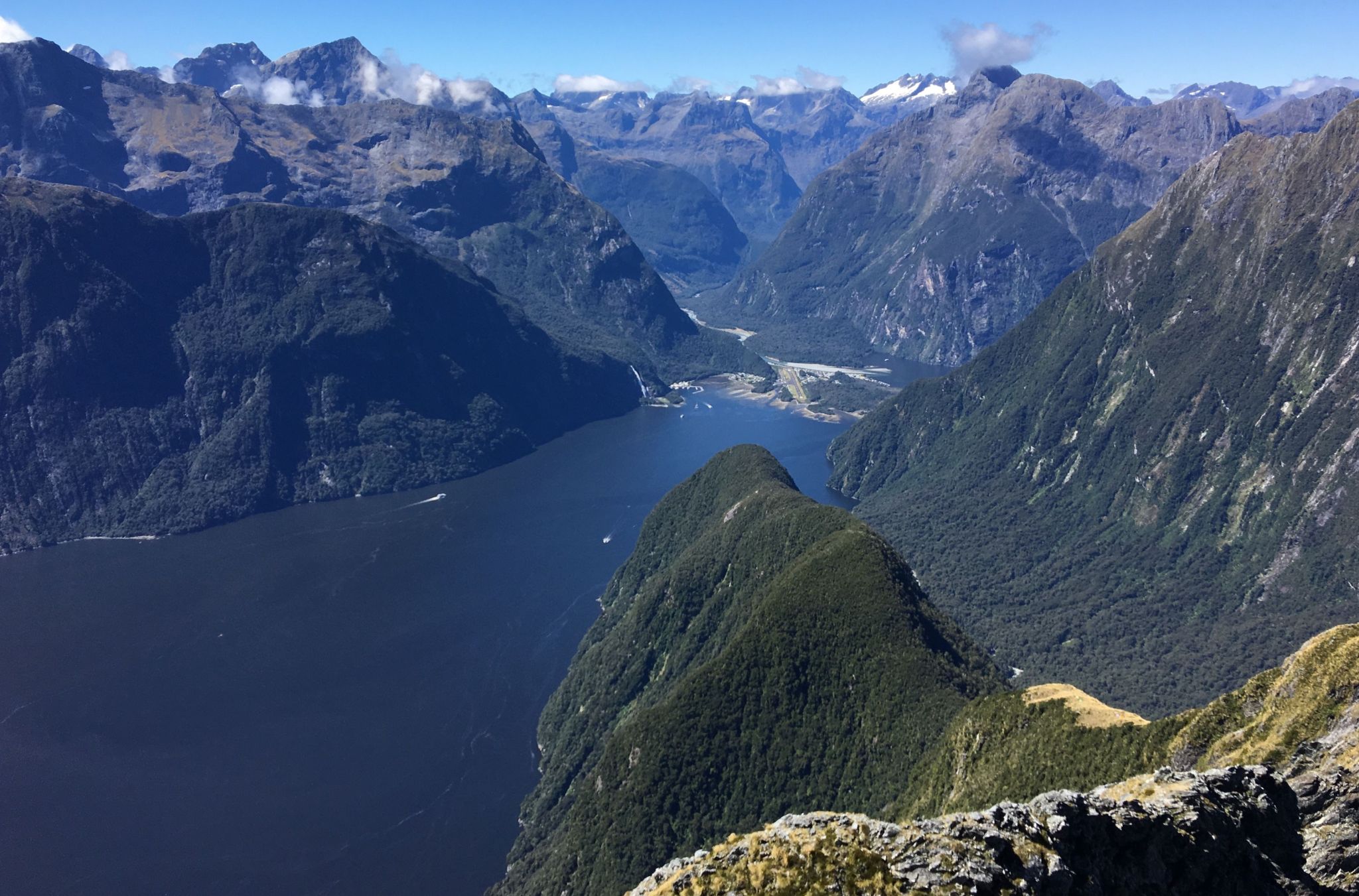 Mitre Peak in Milford Sound in Fjordland of the South Island of New Zealand