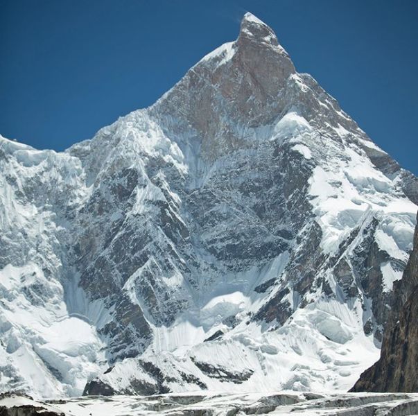 The Seven Thousanders - Masherbrum ( 7821m ) in the Karakorum Mountains of Pakistan