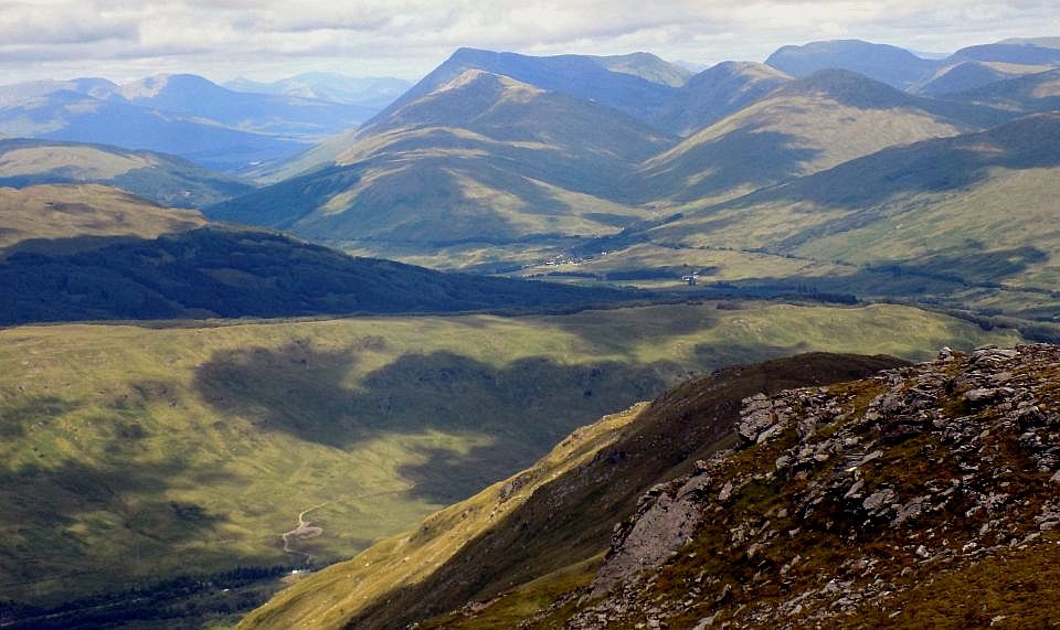 Ben Dorain and hills above Tyndrum