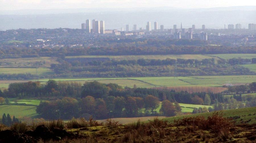 Glasgow from Craigmaddie Moor