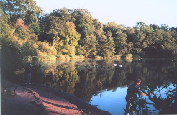 Fishing at Kilmardinny Loch in Bearsden