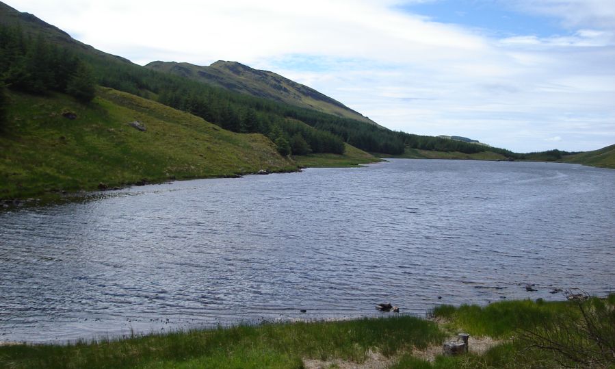 Curra Lochain on descent from Beinn Bheula