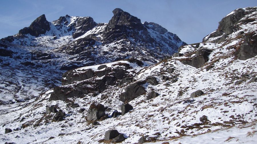 The Cobbler ( Ben Arthur ) in the Arrocher Alps