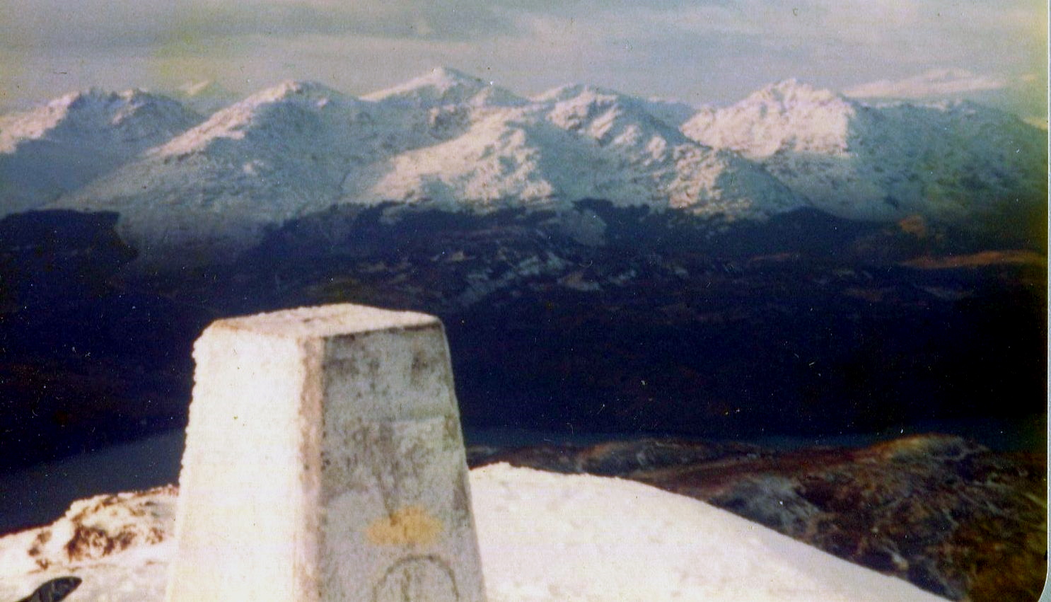 Arrochar Alps from Ben Lomond