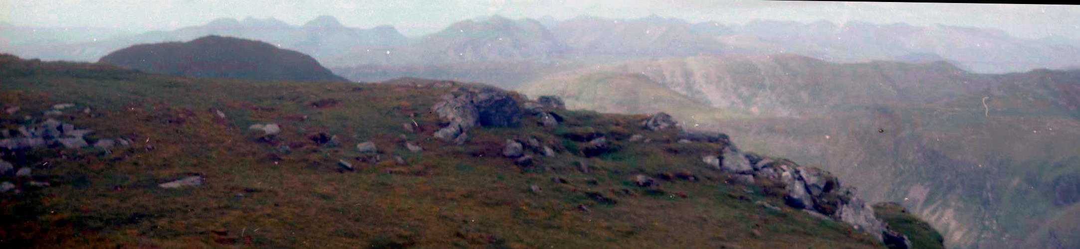 On round of 6 Munros at head of Loch Monar