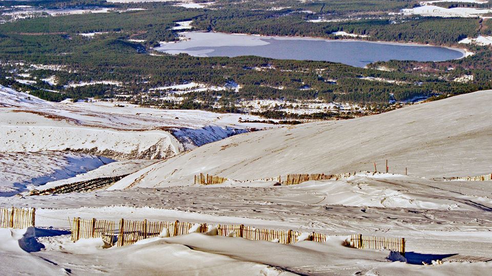 Loch Morlich in the Cairngorms of Scotland